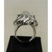 Массивный серебряный перстень 925 пробы "Лев"